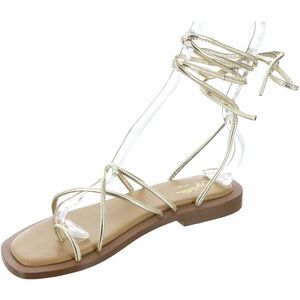 Seychelles Gold Strappy Sandals. Size 8. Worn once.